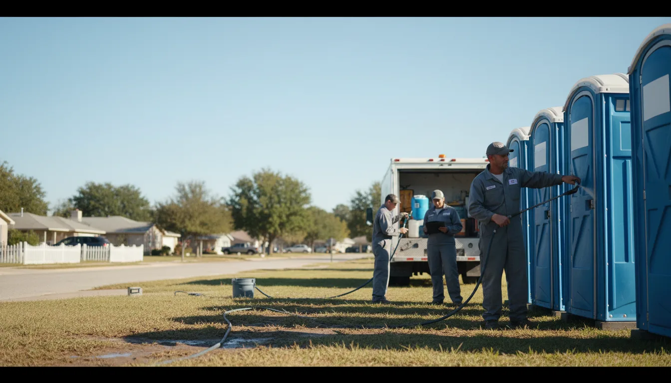 Long-Term Portable Toilet Rental in Edelstein, IL near me